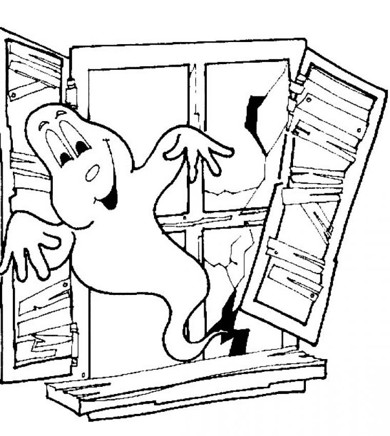 760x850 Free Printable Ghost Coloring Pages For Kids