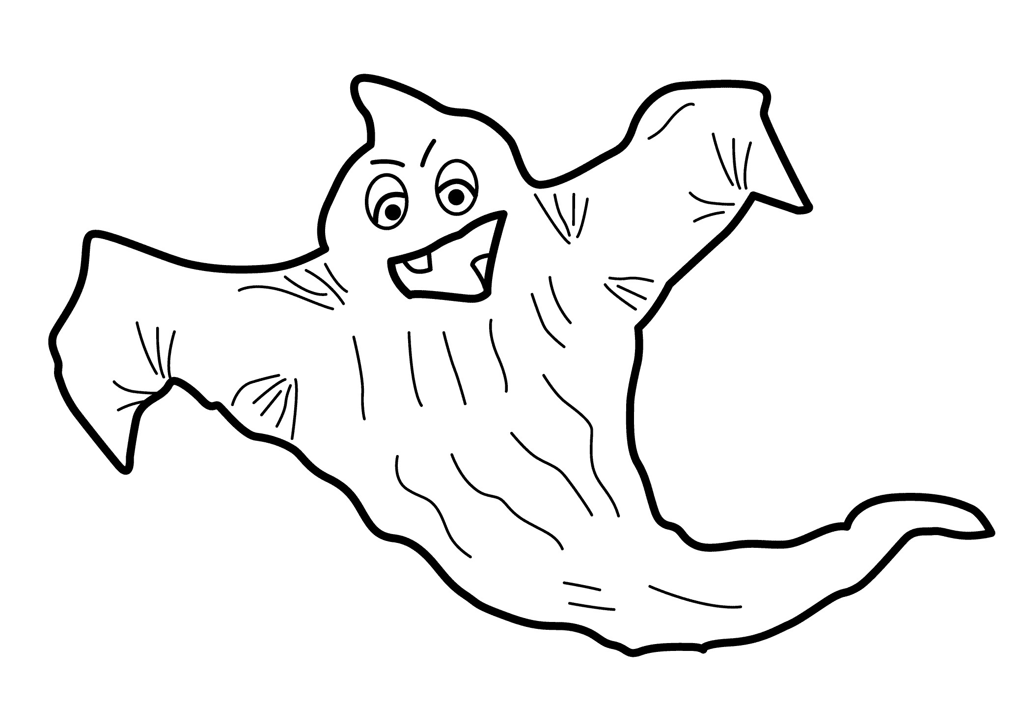 2079x1483 Ghost Coloring Pages