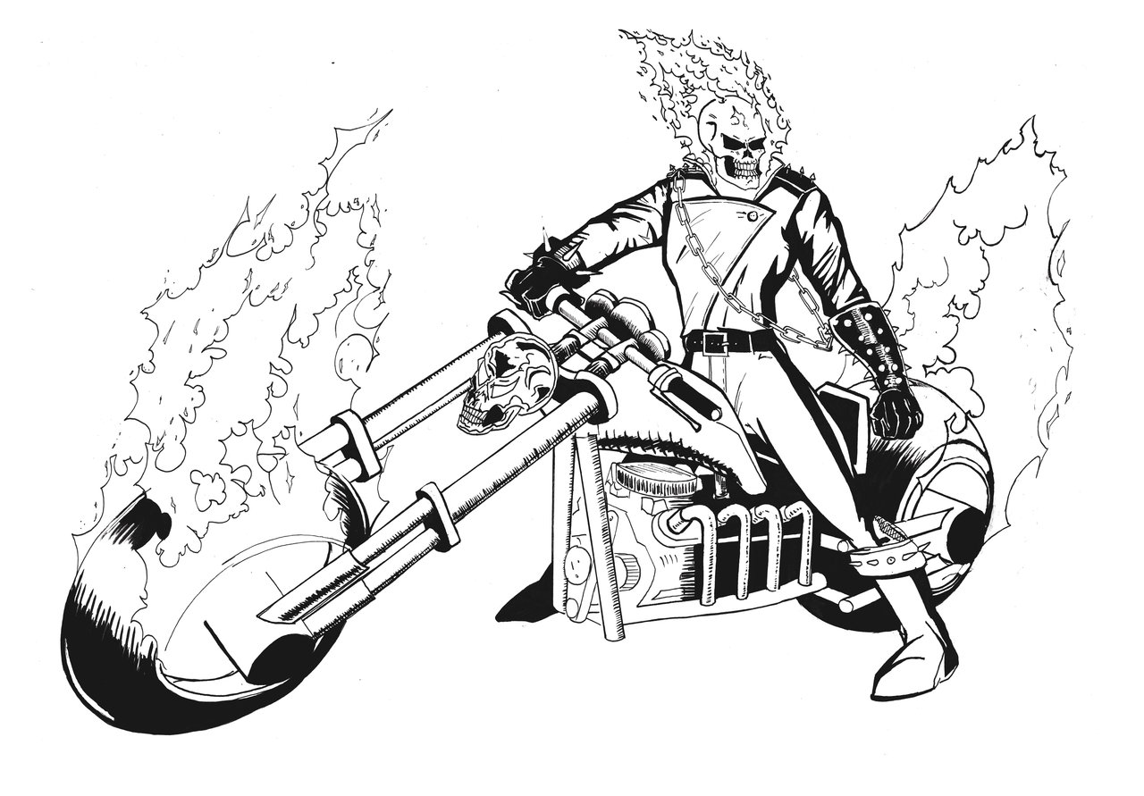 1280x891 Ghost Rider Coloring Pages Printable Coloring Pages For Kids