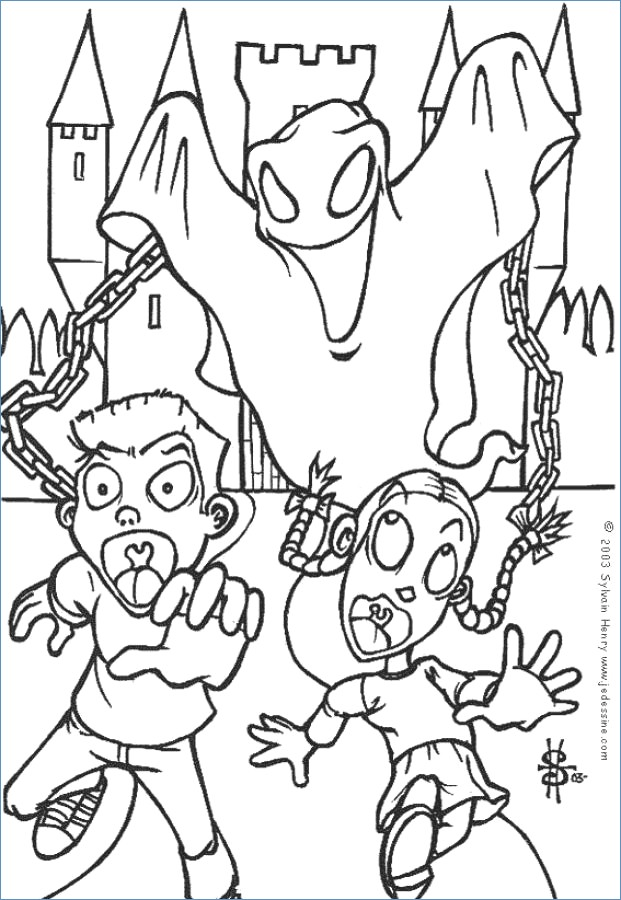 621x900 Halloween Coloring Pages Ghost