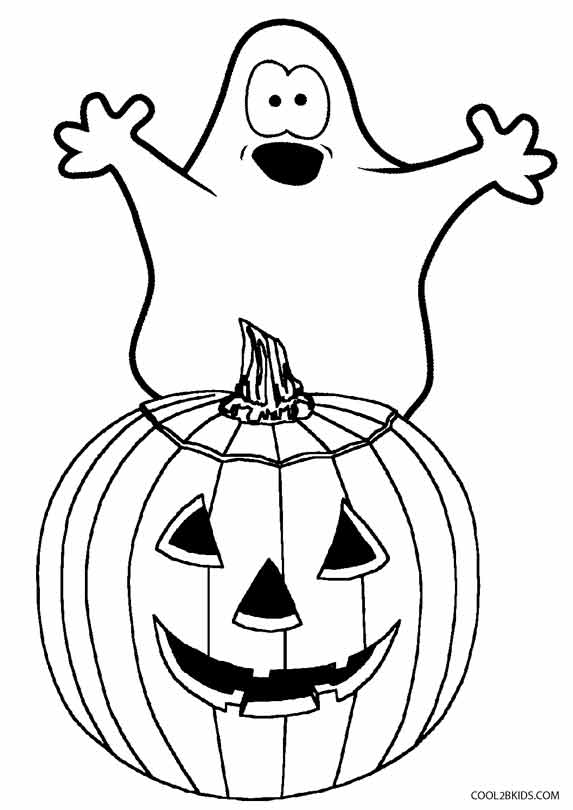 573x810 Printable Ghost Coloring Pages For Kids