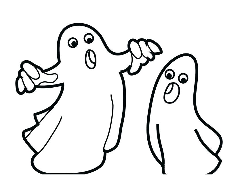 827x609 Ghost Coloring Page Ghost Coloring Pages Coloring Pages Ghost