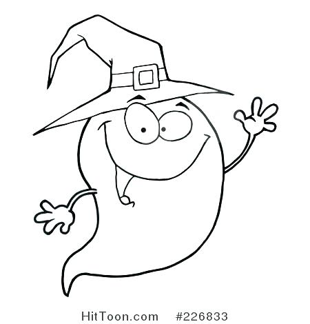 450x470 Ghost Coloring Pages