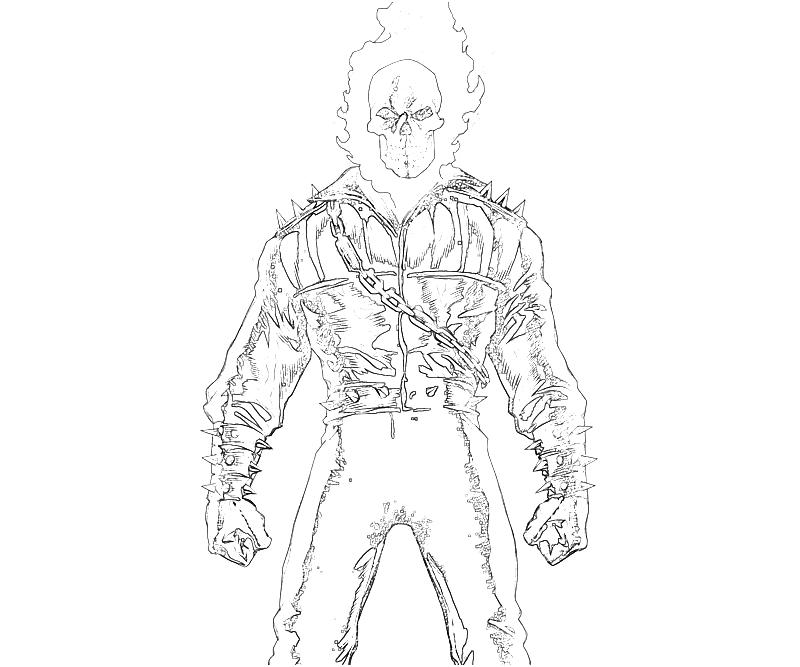 800x667 Ghost Rider Coloring Pages