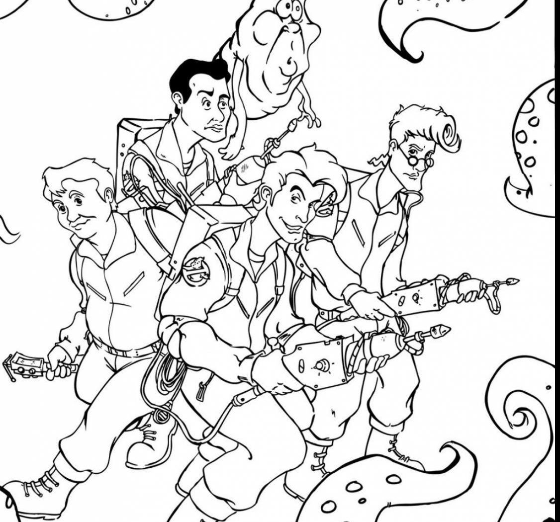 1126x1050 Ghostbusters Car Coloring Pages