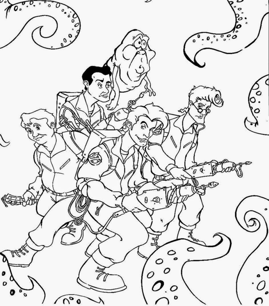942x1071 Ghostbusters Coloring Pages