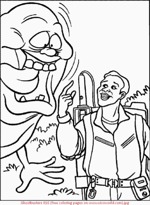 600x817 Ghostbusters Coloring Pages Free
