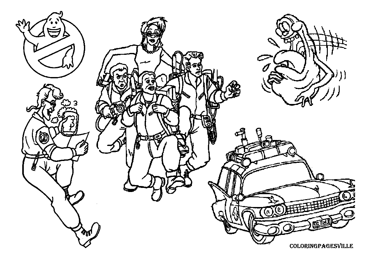 1169x827 Ghostbusters Coloring Pages Fresh Free Coloring Pages