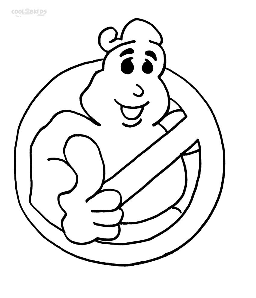 850x992 Ghostbusters Coloring Pages Printable For Kids Pleasing