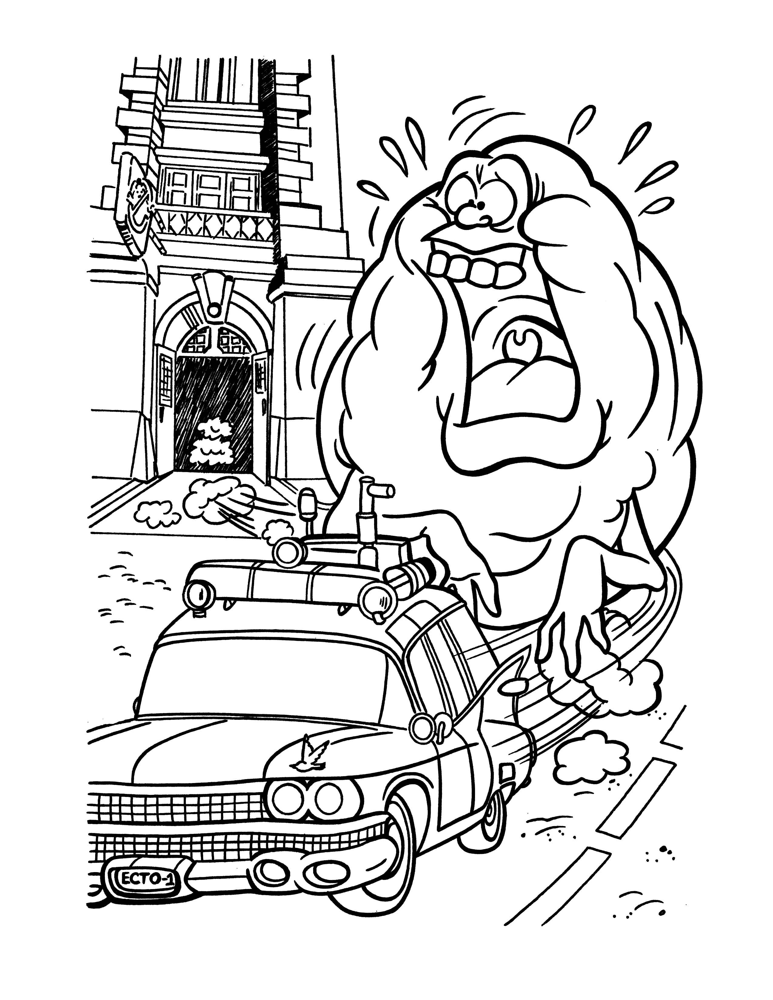2550x3300 Sure Fire Stay Puft Coloring Page Ghostbusters