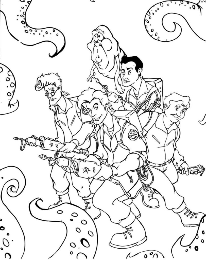 812x1024 Cool Ghostbusters Colouring Pages Diy
