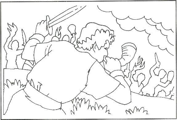 575x390 Gideon Coloring Pages Coloring Sheet Of Coloring Pages Bible