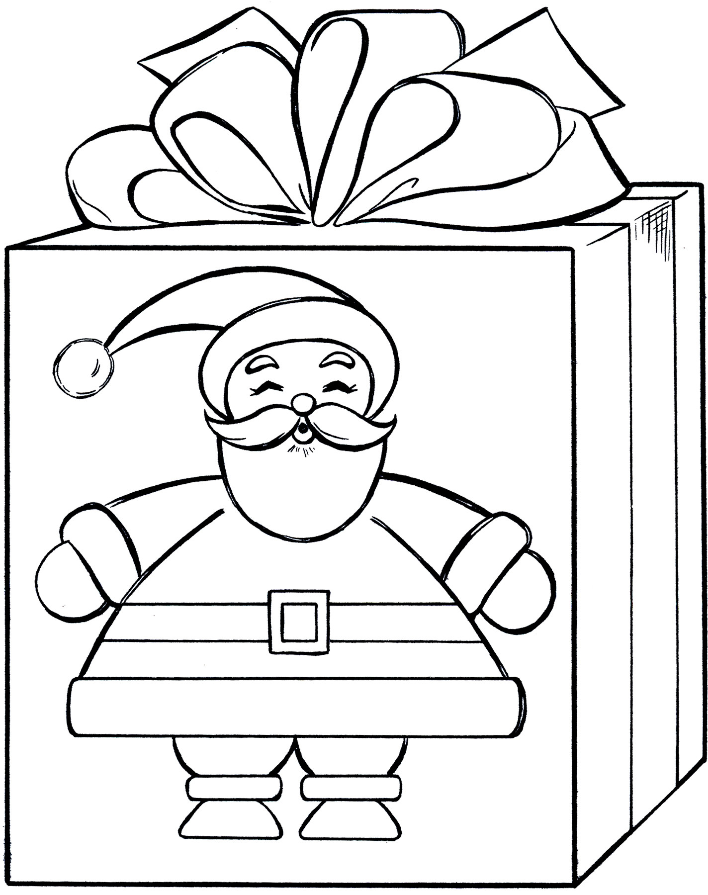1424x1800 Christmas Gifts Coloring Pages Free Showy Gift Page Tixac