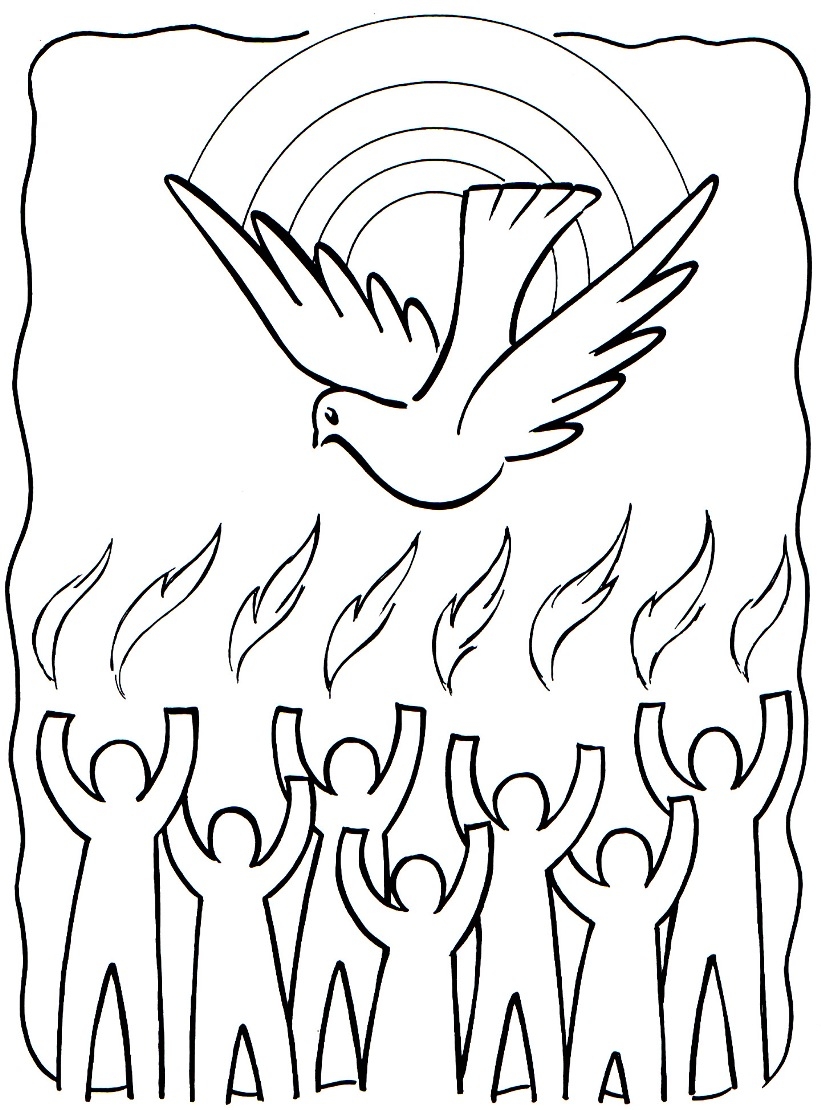 821x1110 Holy Spirit Coloring Pages Download