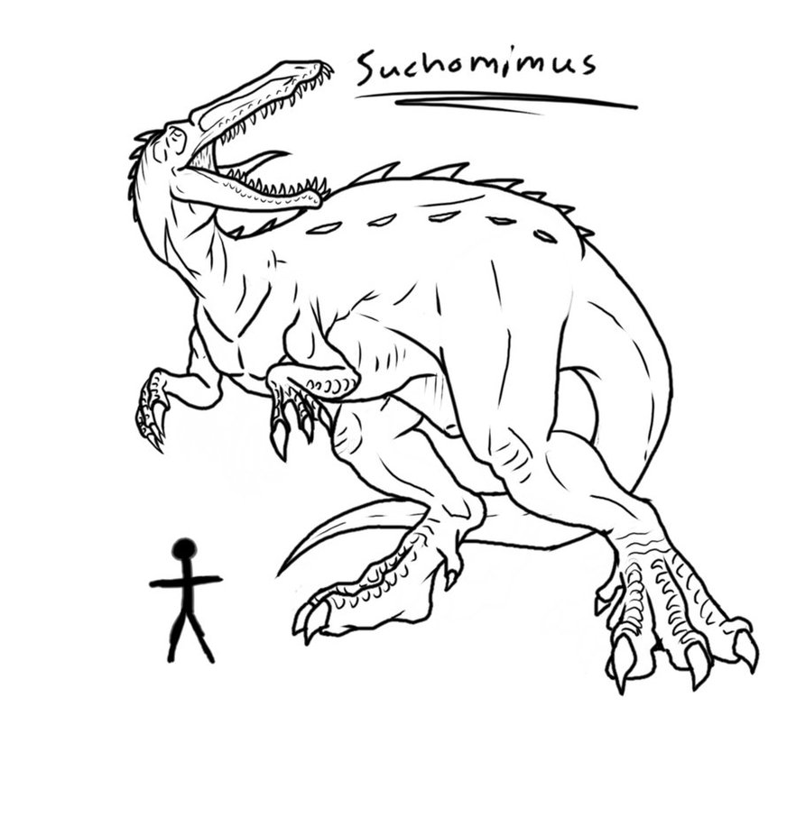 882x906 Giganotosaurus Coloring Pages