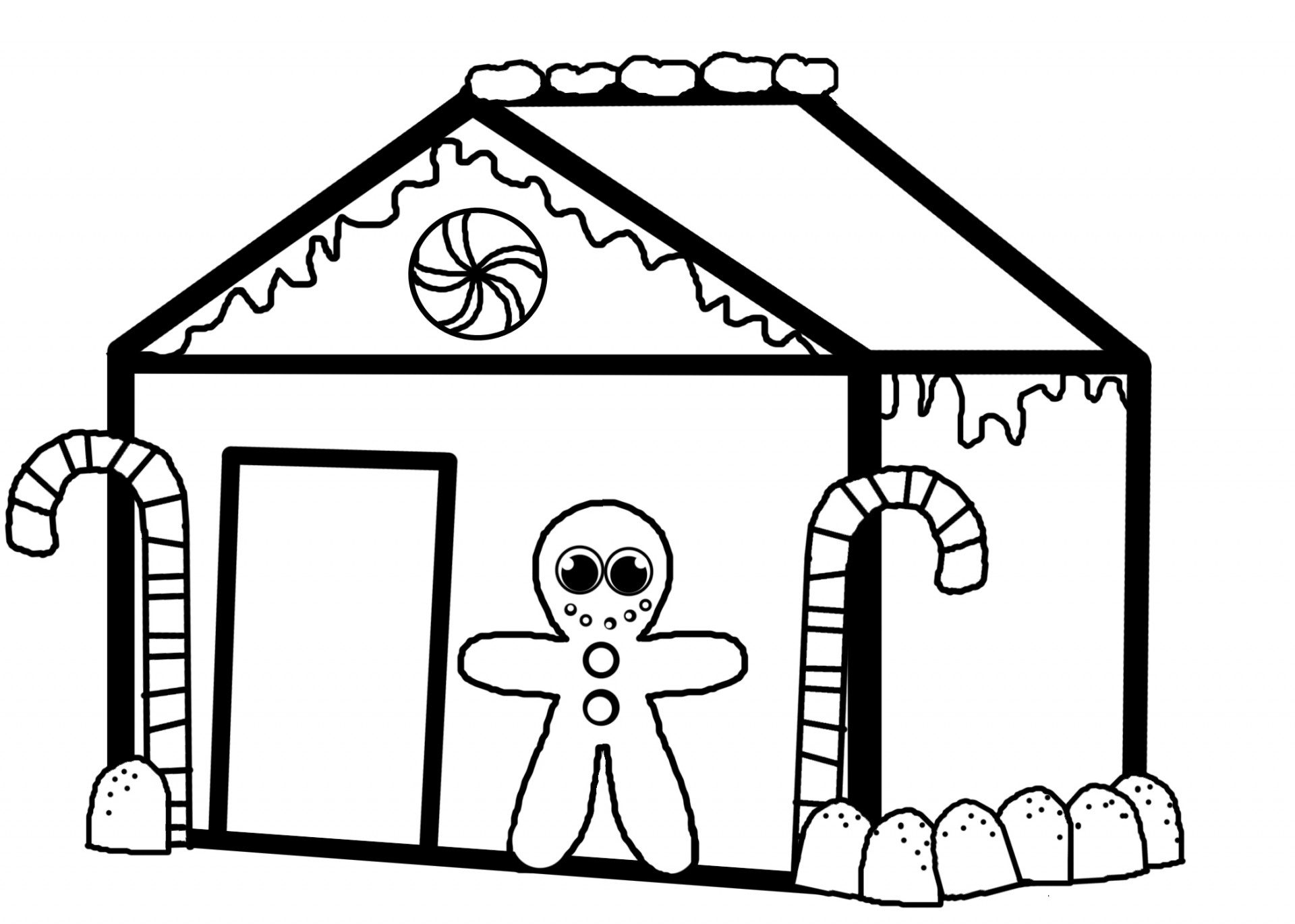 1920x1371 Ginger Bread House Coloring Book Got Coloring Pages