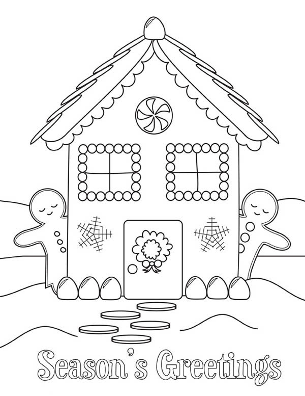 600x777 Interesting Gingerbread Man House Coloring Pages Gallery Diy