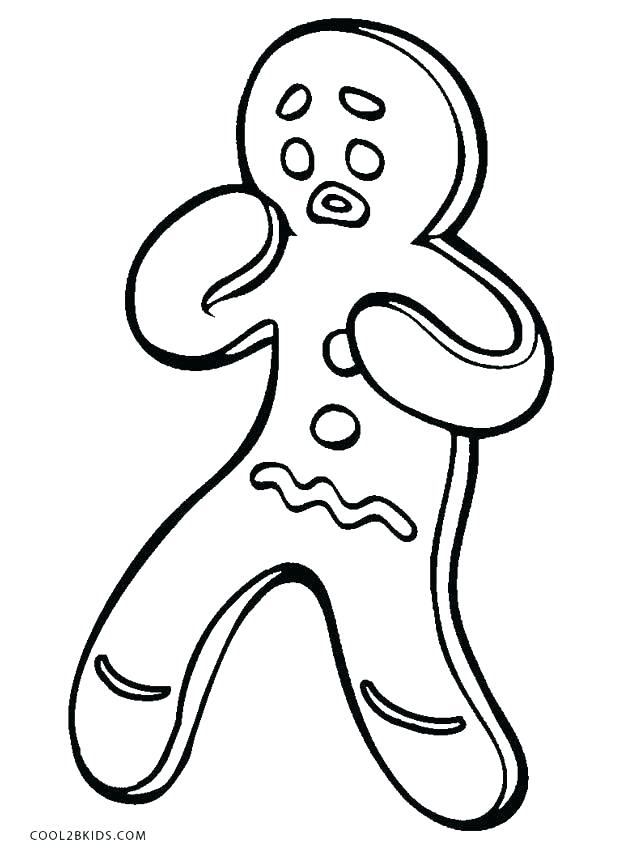 628x850 Gingerbread Man Color Page Coloring Rbread Coloring Pages Man