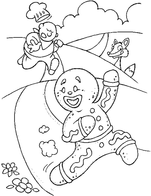 624x810 Gingerbread Man Coloring Pages Awesome Free Printable Gingerbread