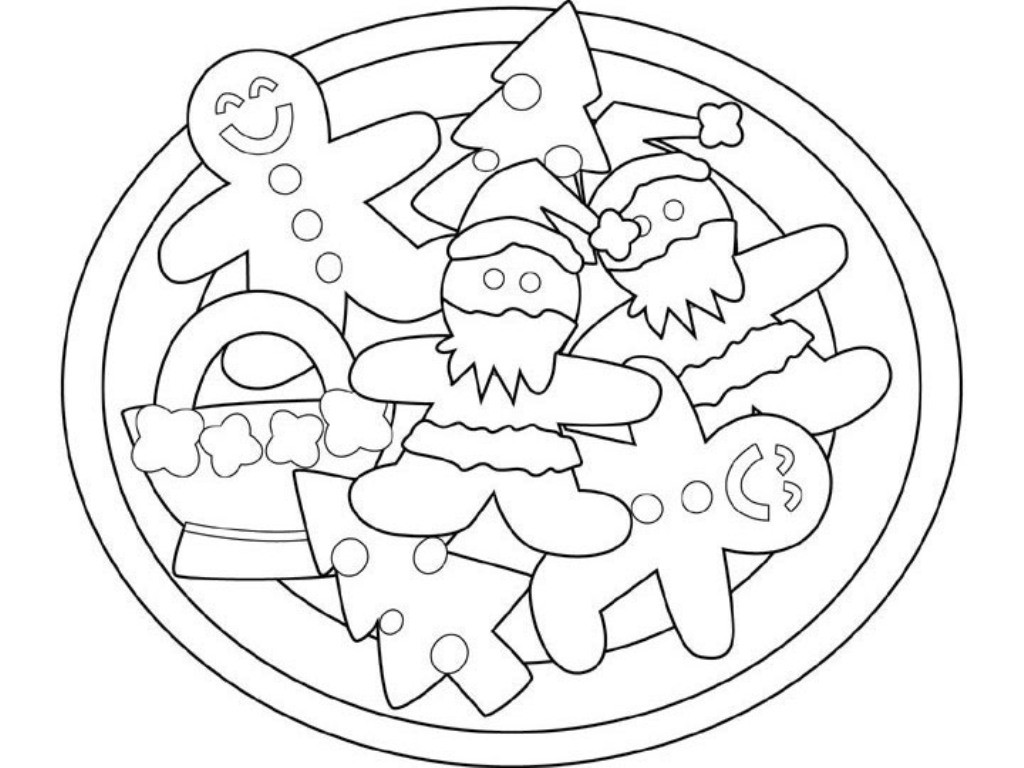 1024x768 Interesting Coloring Pages Gingerbread Man Story At Beautiful Acpra