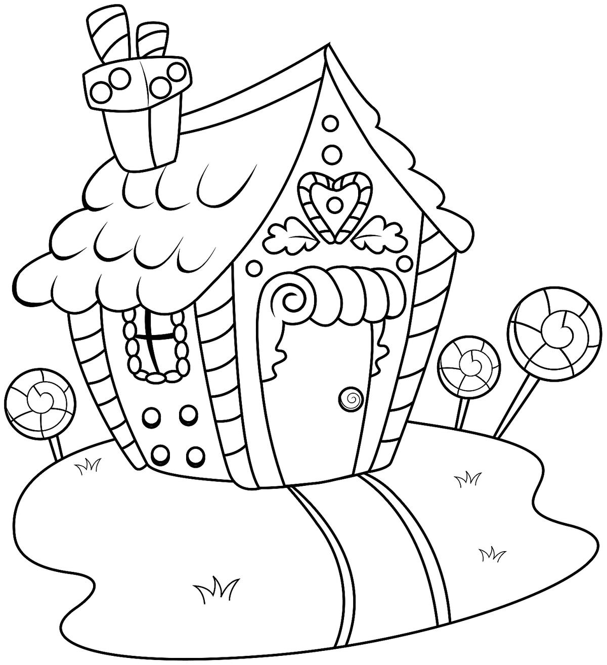 1200x1314 New Gingerbread House Coloring Pages Printable Coloring Activity