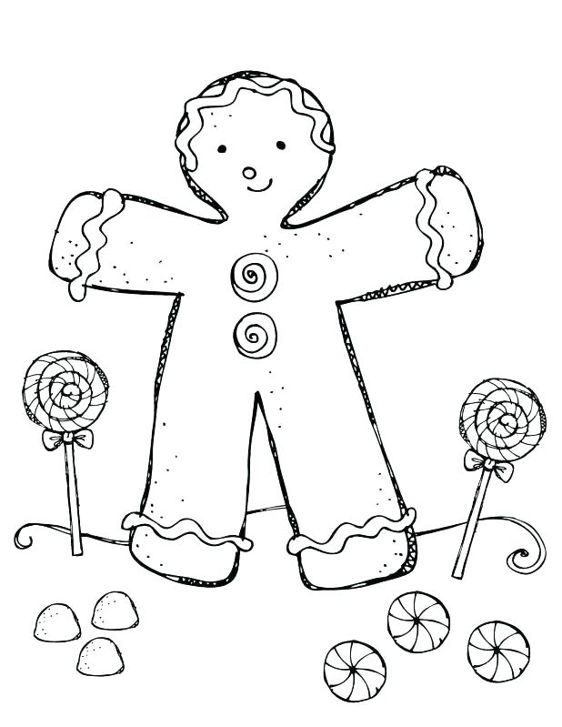 618x799 Candy Coloring Pages For Gingerbread House Candy Coloring Page