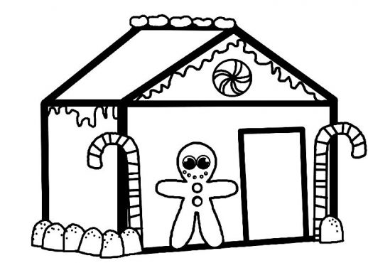 518x370 Gingerbread Man The Most Favorite Food For Christmas Coloring