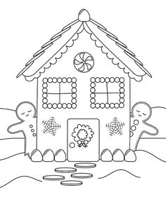 236x291 Free Printable House Coloring Pages For Kids Gingerbread, Free