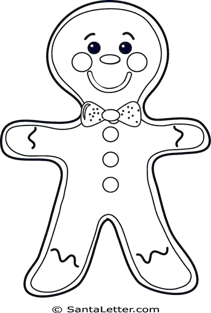 691x1024 Gingerbread Man Color Page Gingerbread Coloring Pages Gingerbread