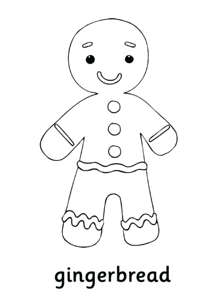 768x1017 Gingerbread Boy Coloring Page Gingerbread Man Coloring Pages Free