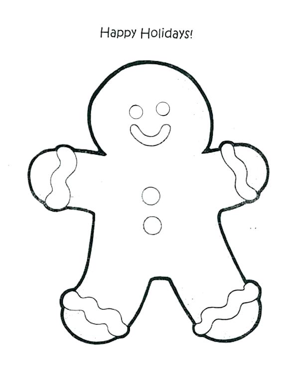 600x787 Gingerbread Man Coloring Page Gingerbread Boy Coloring Sheet