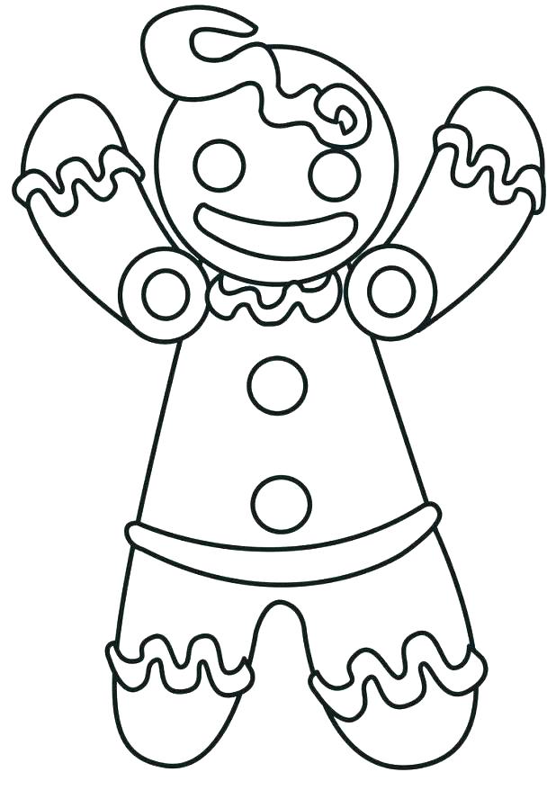 Gingerbread Man Coloring Pages Story at GetDrawings | Free download