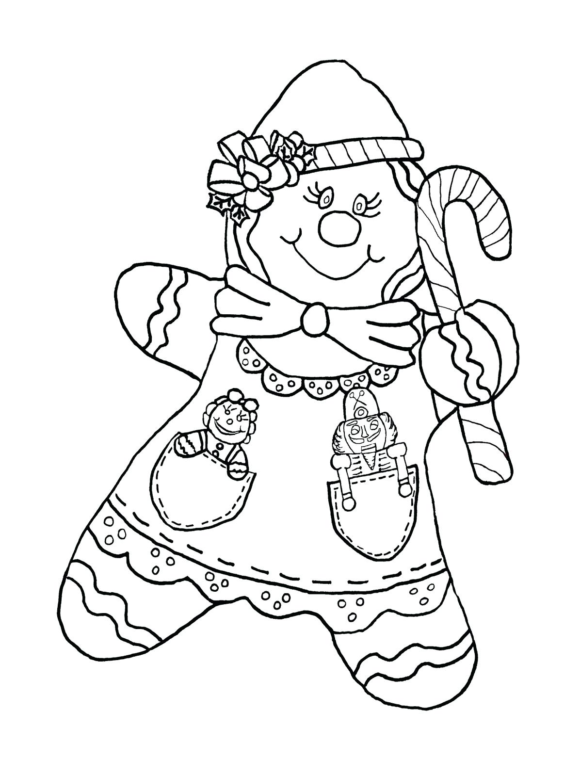 1163x1600 Coloring Pages Gingerbread Man Coloring Page Black White Pages