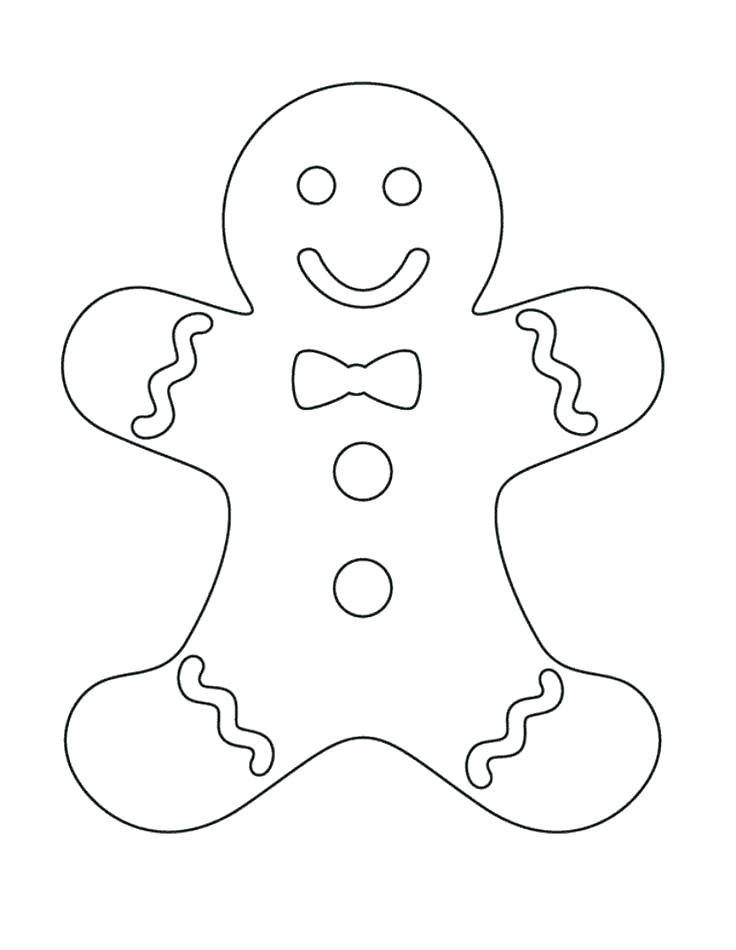 736x950 Gingerbread Man Color Page Kids Gingerbread Man Coloring Pages