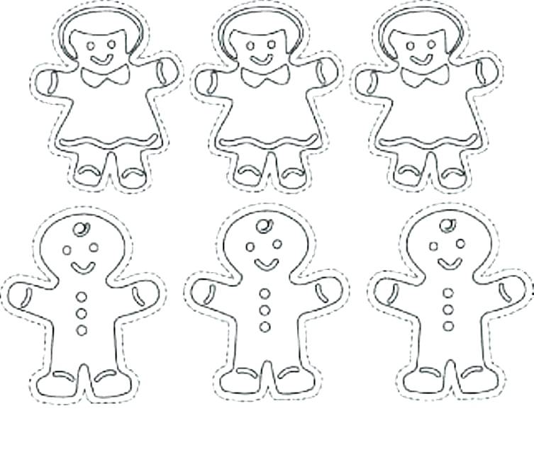 753x652 Gingerbread Man Story Printable Gingerbread Man Coloring Pages