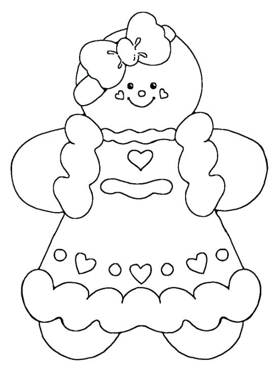 550x733 Gingerbread Girl Coloring Page Astounding Gingerbread Coloring