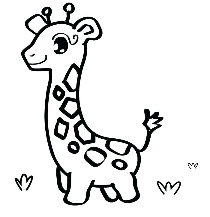 700x723 Printable Giraffe Coloring Pages