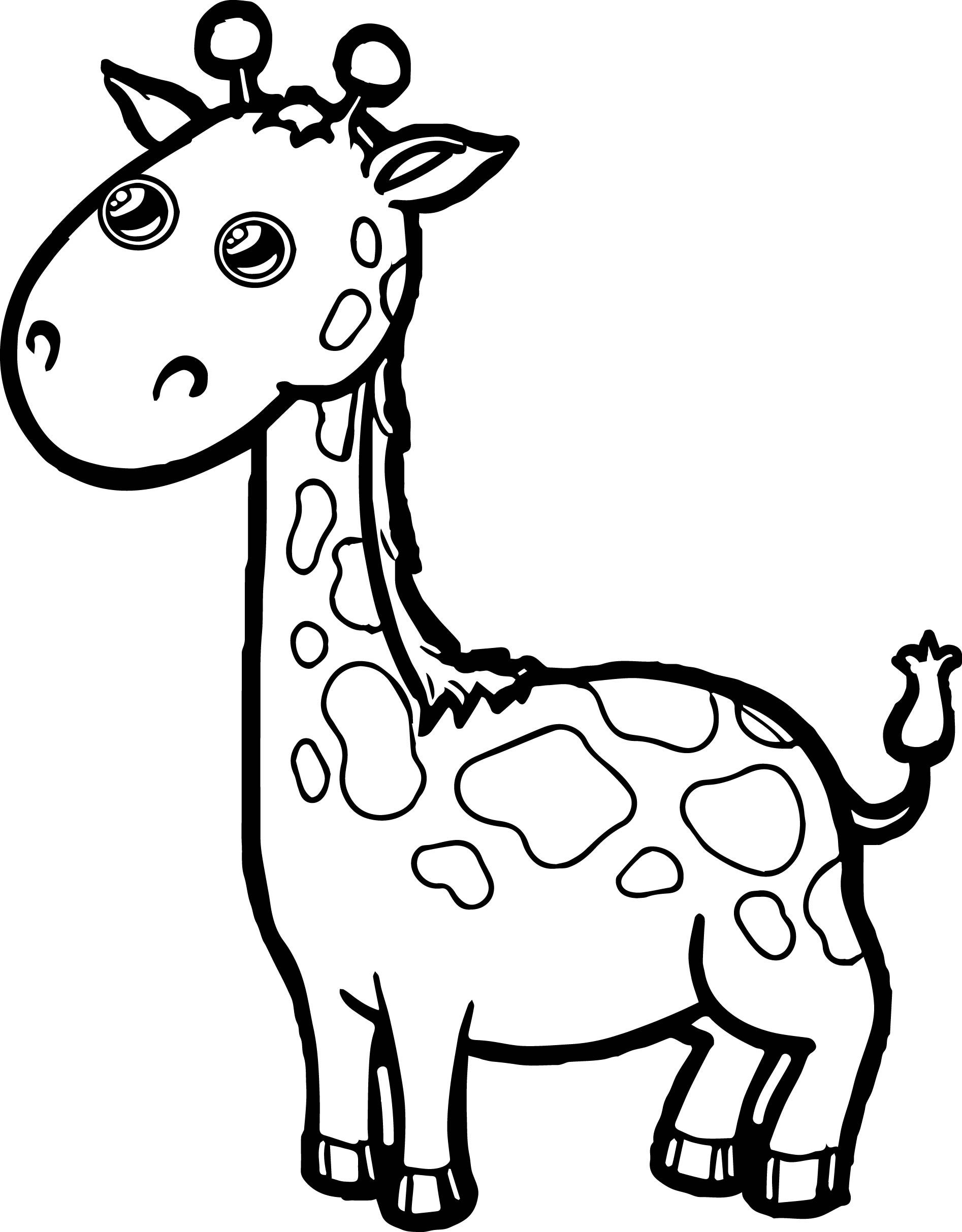 1894x2426 Zoo Giraffe Cartoon Coloring Page Giraffe, Zoos And Cartoon