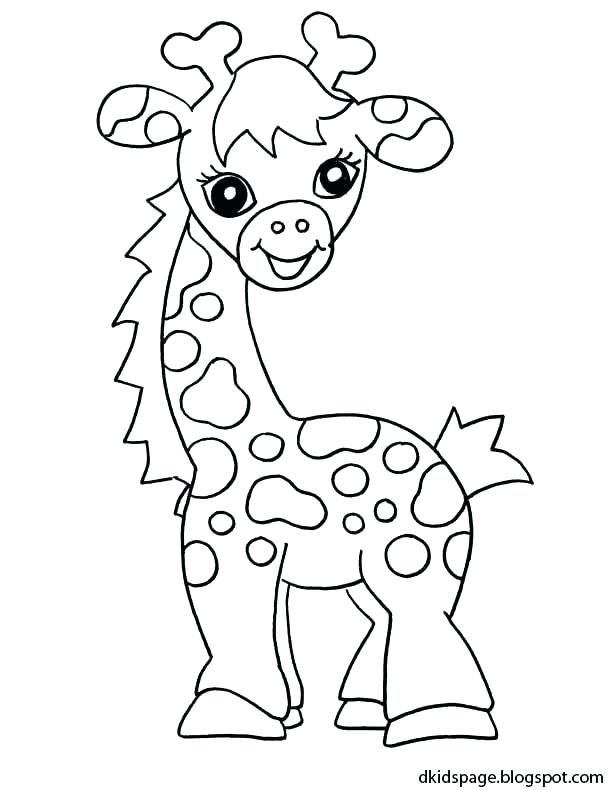 610x790 Coloring Page Giraffe Giraffes Coloring Pages Giraffe Coloring
