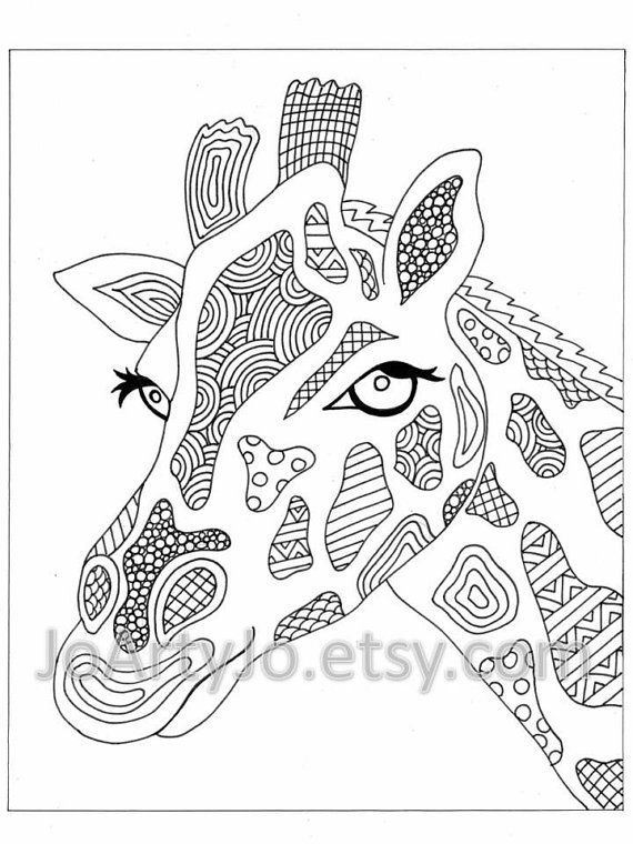 570x760 Zentangle Elephant Coloring Pages Adult Coloring Sheets