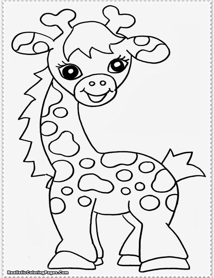 810x1050 Baby Giraffe Colouring Pages Color Printable Coloring Marvelous