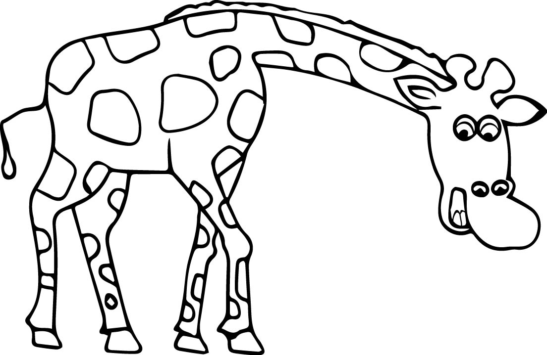 1104x718 Giraffe Coloring Pages