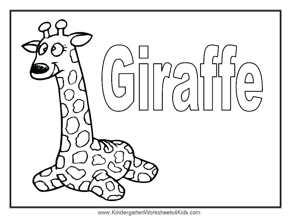 960x720 Giraffe Color Pages Giraffe Color Page Cute Giraffe Coloring Pages