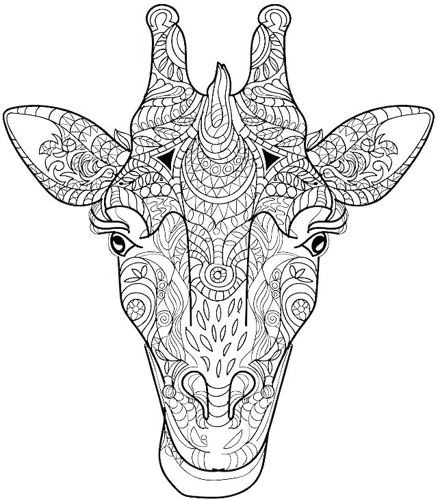 640x731 Giraffes Coloring Pages Giraffe Coloring Page Giraffe Coloring
