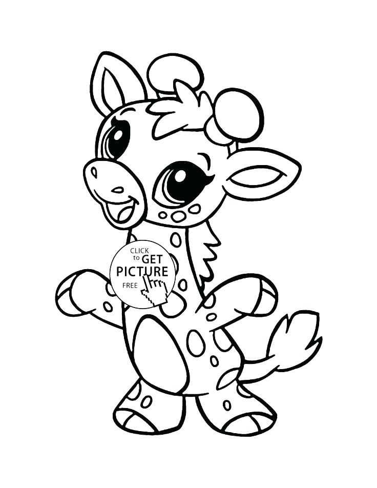 736x952 Giraffe Coloring Book