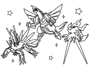 300x232 Giratina Pokemon Coloring Page Free Download