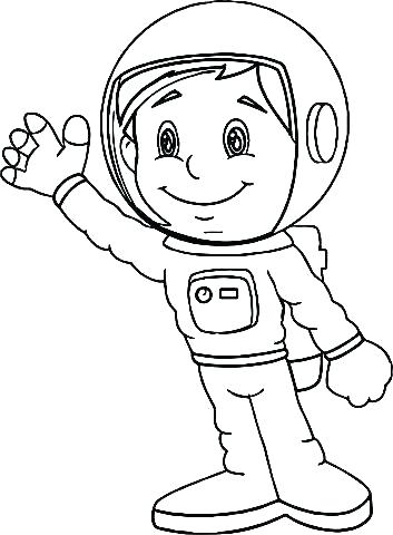 353x480 Astronaut Coloring Page Astronaut Coloring Page Girl Helmet Suit