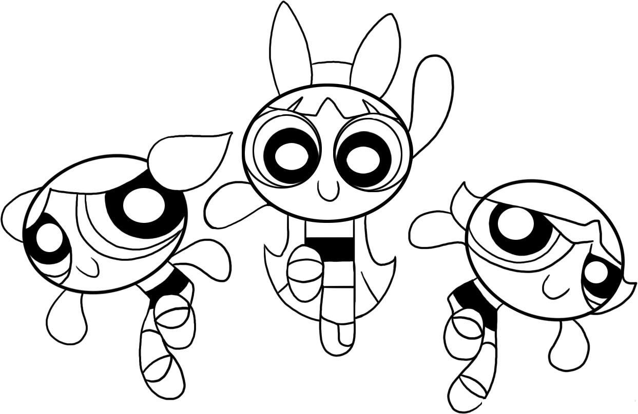 1243x808 Powerpuff Cartoon Girl Coloring Pages Cartoon Coloring Pages