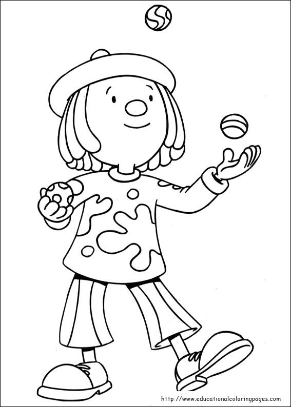 567x794 Jojo Circus Coloring Pages