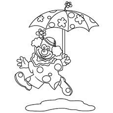 230x230 Top Free Printable Funny Clown Coloring Pages Online